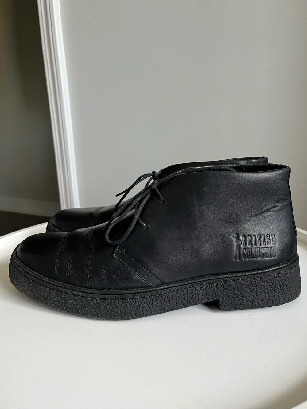The Original British Walkers Men’s Playboy High Top Black Chukka Boot 10.5 M/W